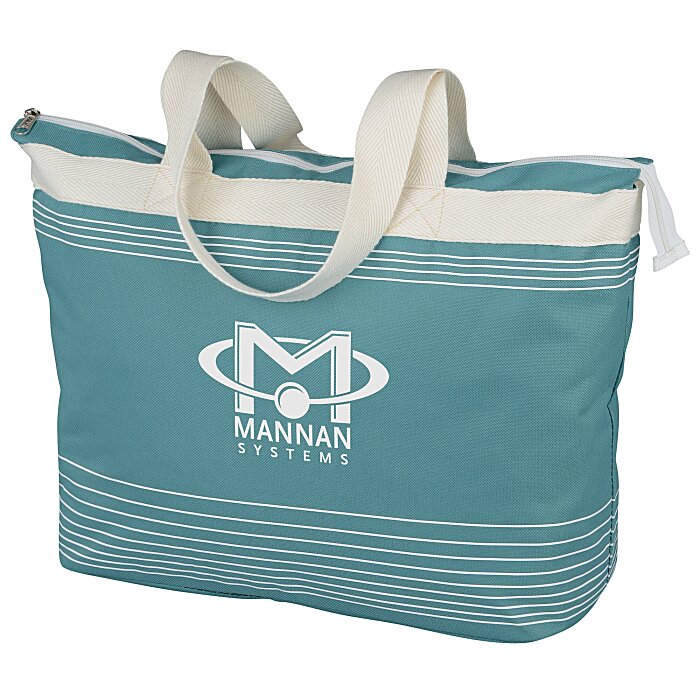 Custom Marbella Zippered Tote