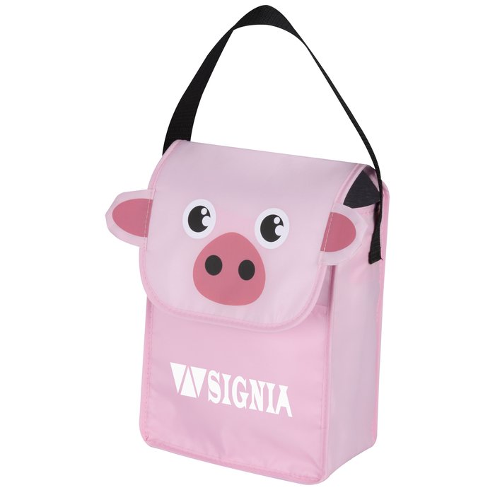 Custom Paws and Claws Lunch Bag - Pig