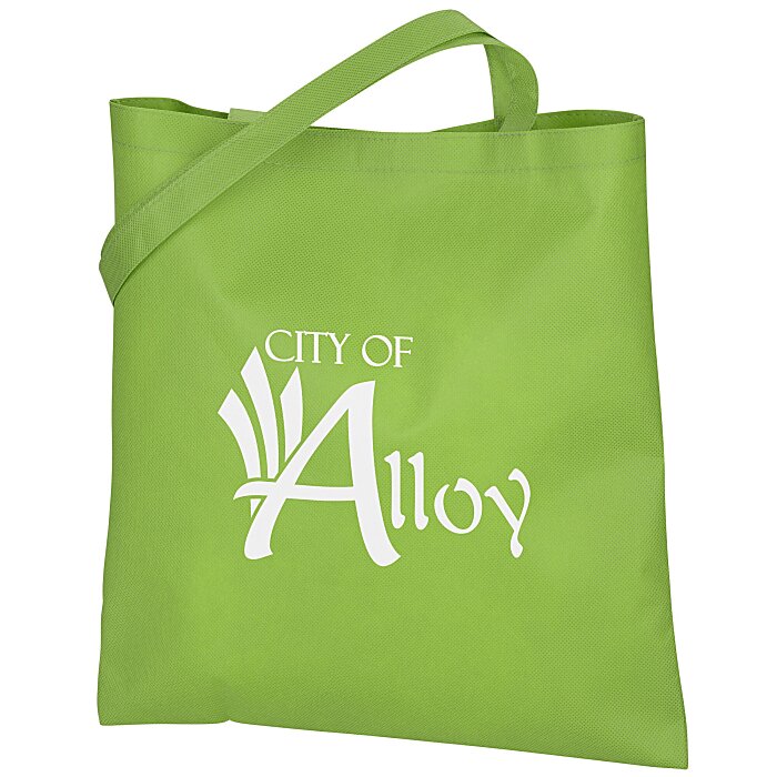 Custom Stay Shut Non-Woven Flat Tote