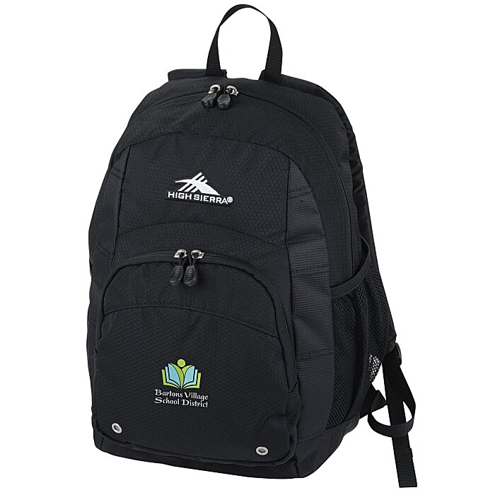 Custom High Sierra Impact Backpack - Embroidered