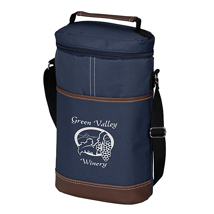 Custom Double Wine Kooler Bag