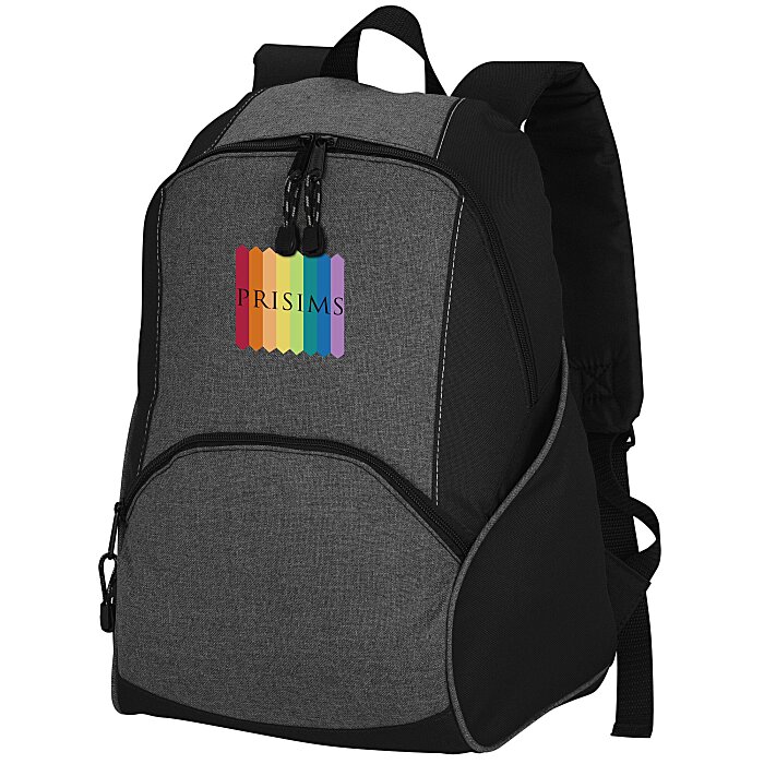Custom On-the-Move Heathered Backpack - Full Colour