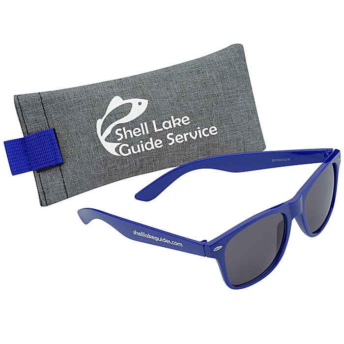 Custom Risky Business Sunglasses with Pouch