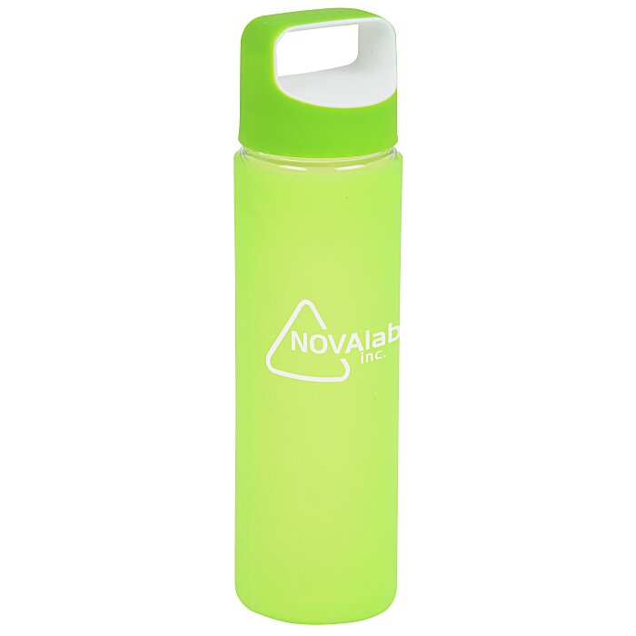 Custom h2go Inspire Glass Bottle - 18 oz.