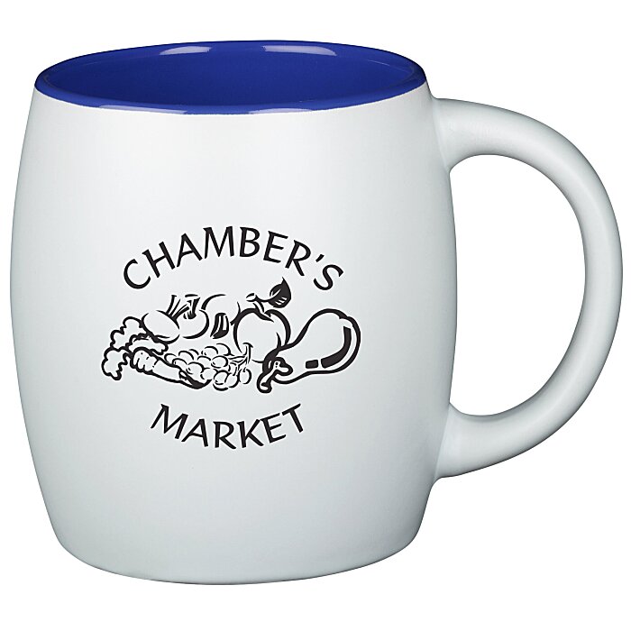 Custom Barrel Mug - 18 oz. - Two-Tone