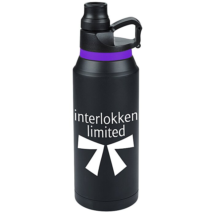 Custom Sahara Stainless Vacuum Bottle - 32 oz