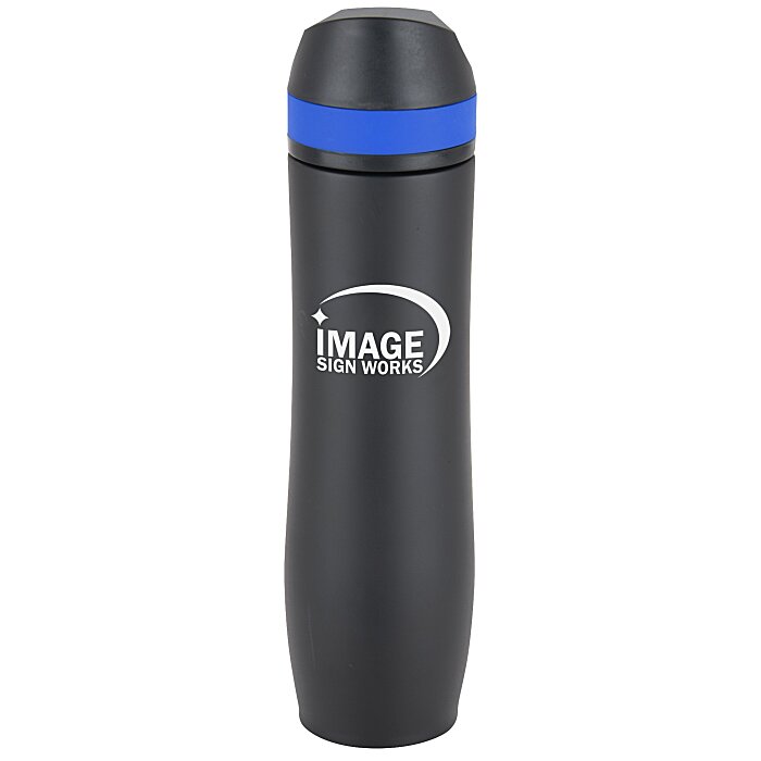Custom Persona Wave Vacuum Water Bottle - 20 oz. - Black