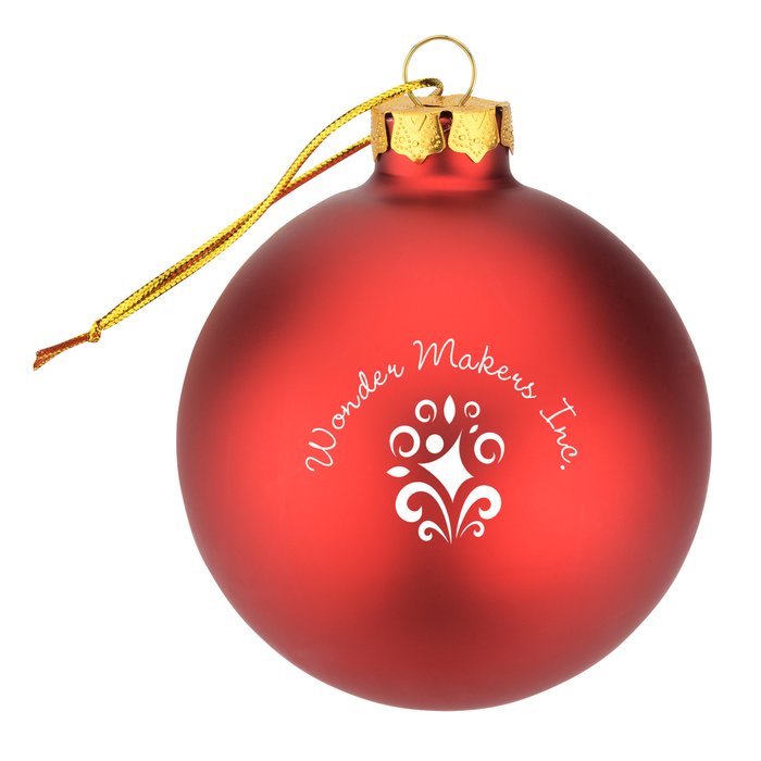 Custom Traditional Glass Ornament