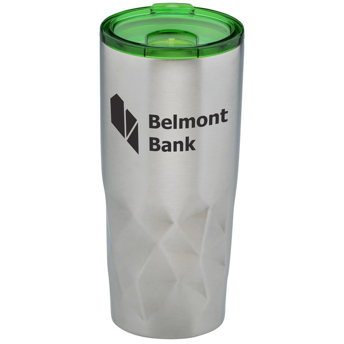 Custom Glacier Diamond Vacuum Travel Tumbler - 20 oz
