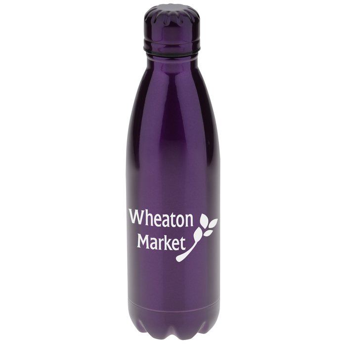 Custom Rockit Claw Shine Stainless Water Bottle - 17 oz.