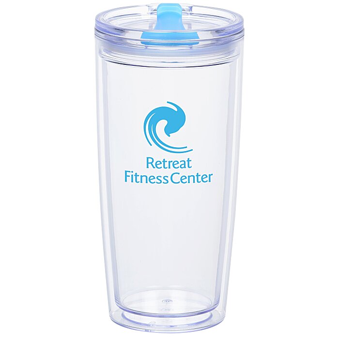 Custom Clearly Acrylic Travel Tumbler - 20 oz.