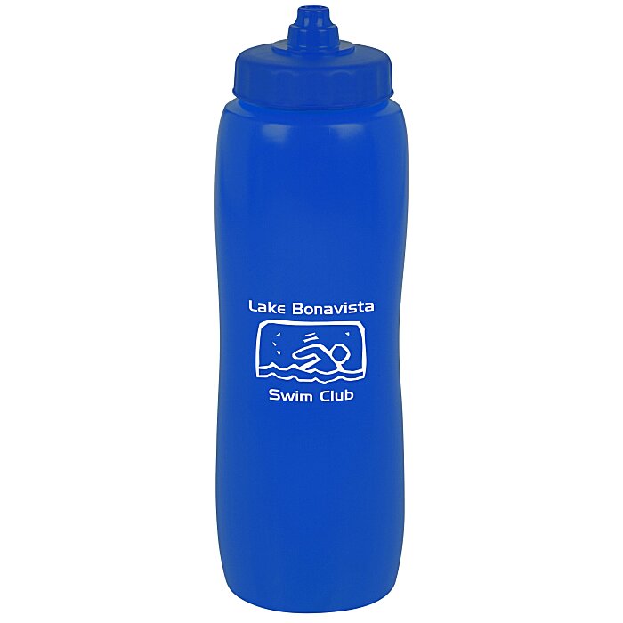 Custom Valais Squeeze Water Bottle - 32 oz. - 24 hr