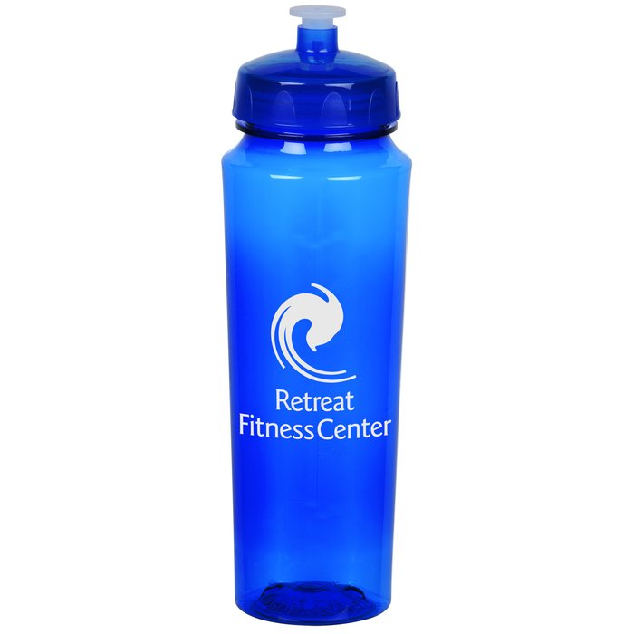 Custom PolySure Measure Water Bottle - 24 oz.