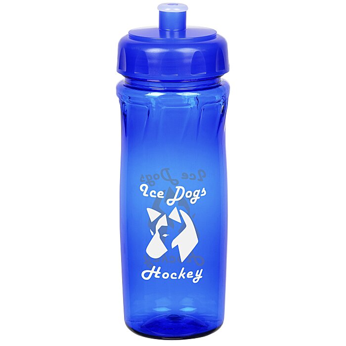 Custom PolySaver Indent Sport Bottle - 18 oz