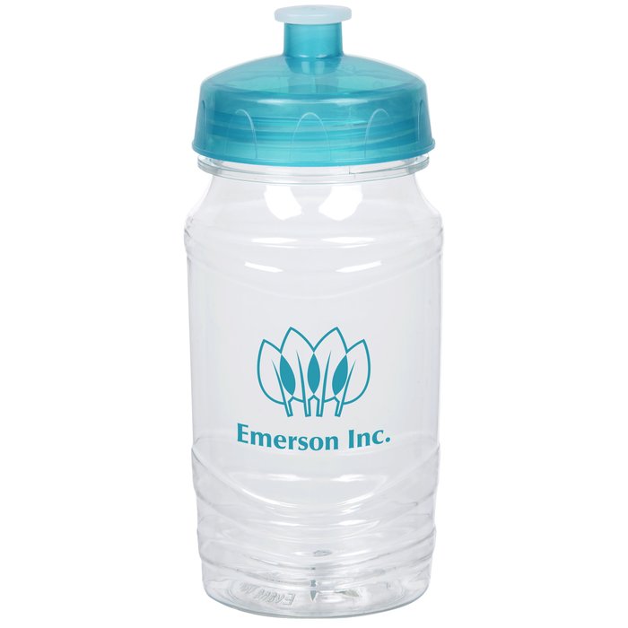 Custom Refresh Surge Water Bottle - 16 oz - Clear
