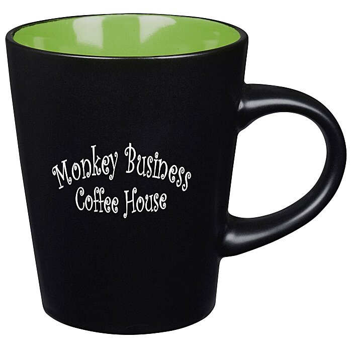 Custom Noir Ceramic Mug - 12 oz