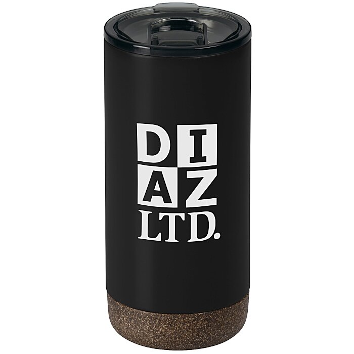 Custom Valhalla Vacuum Travel Tumbler with Cork Base - 16 oz.