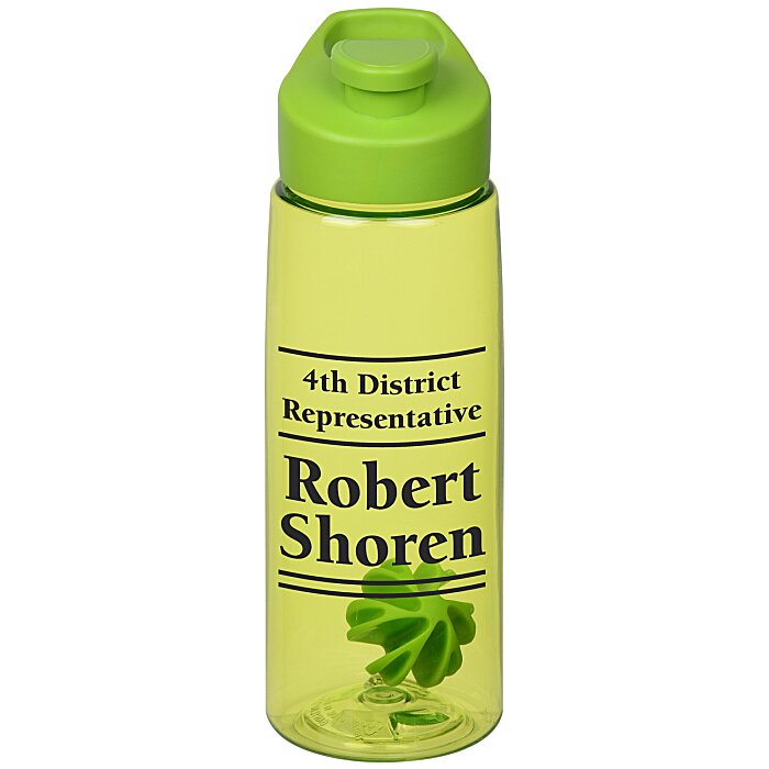 Custom Flair Bottle with Flip Carry Lid - 26 oz - Shaker