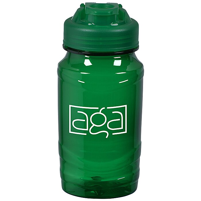 Custom Refresh Surge Water Bottle with Flip Lid - 16 oz