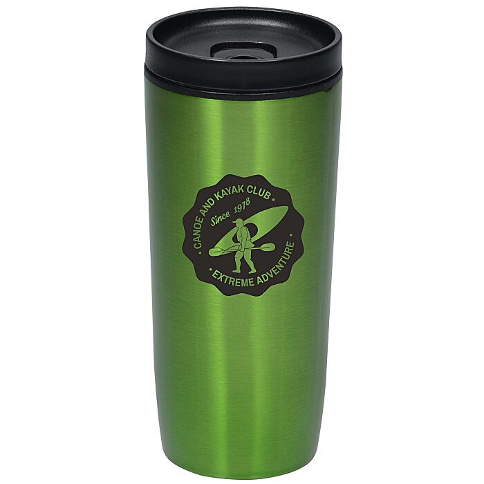 Custom Accent Stainless Travel Mug - 16 oz - Colours