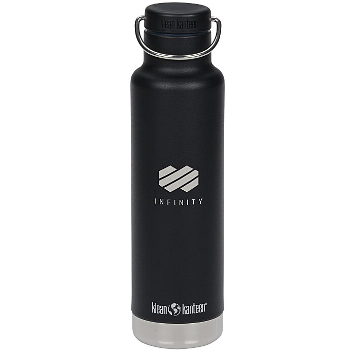 Custom Klean Kanteen Classic Vacuum Bottle - 20 oz - Laser Engraved