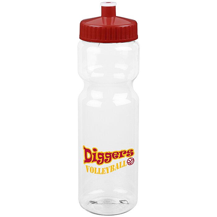 Custom Clear Impact Olympian Bottle - 28 oz - Full Colour