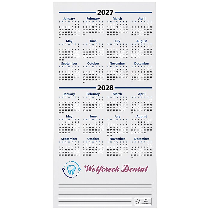 Custom Within Reach 2 Year Calendar