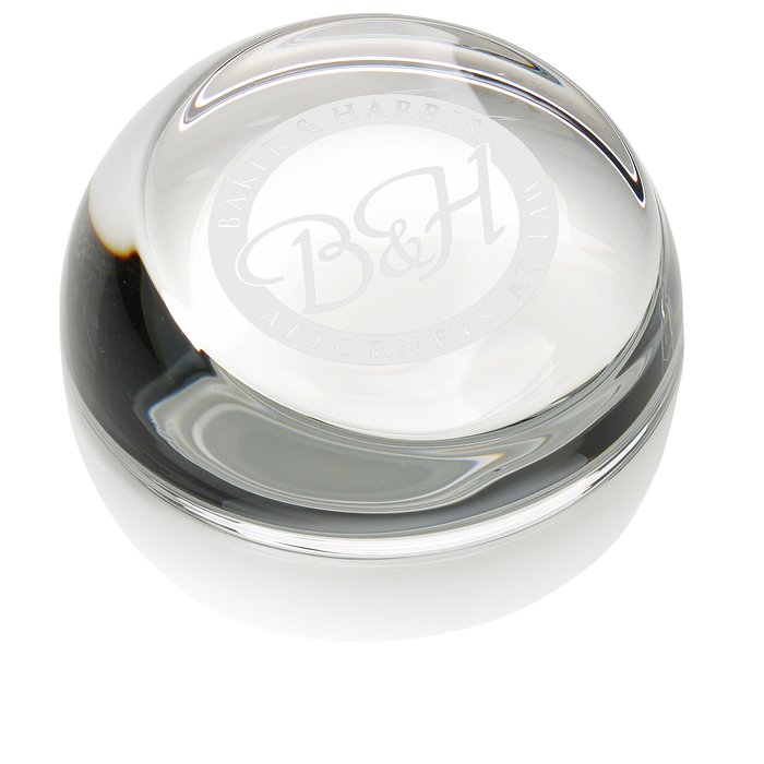 Custom Slant-Top Paperweight