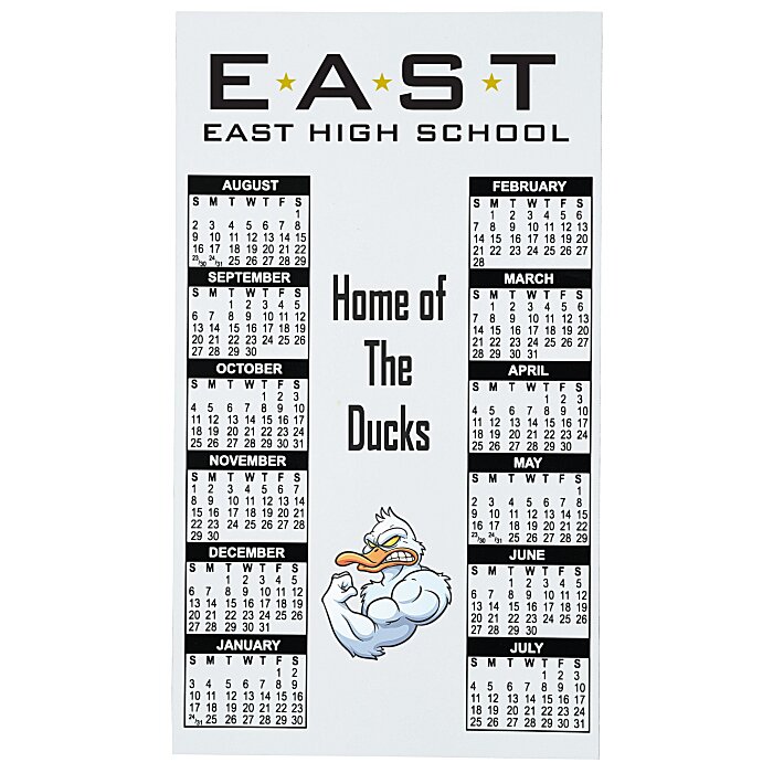 Custom Academic Calendar Magnet