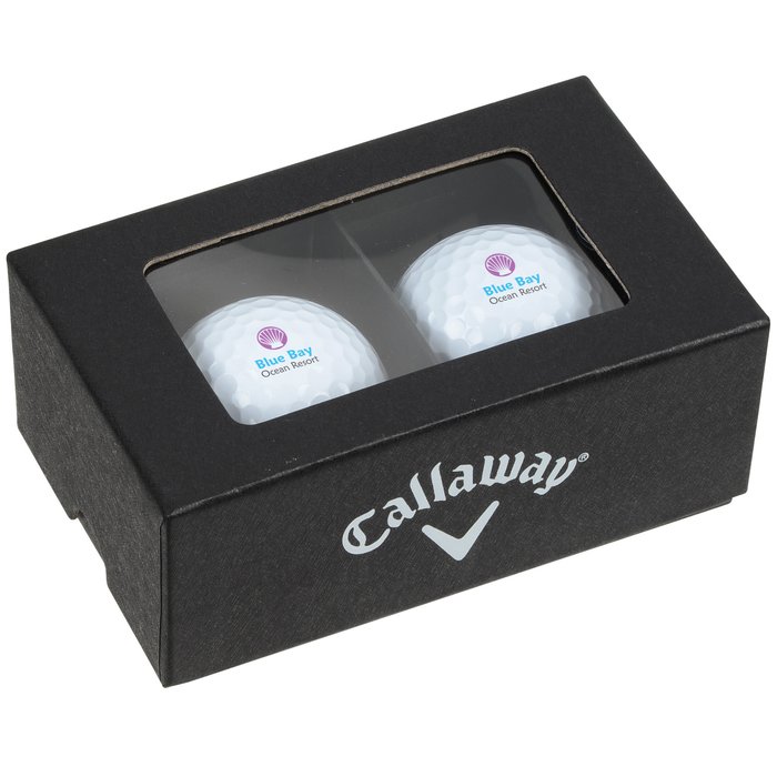 Custom Callaway 2 Ball Business Card Box - Warbird