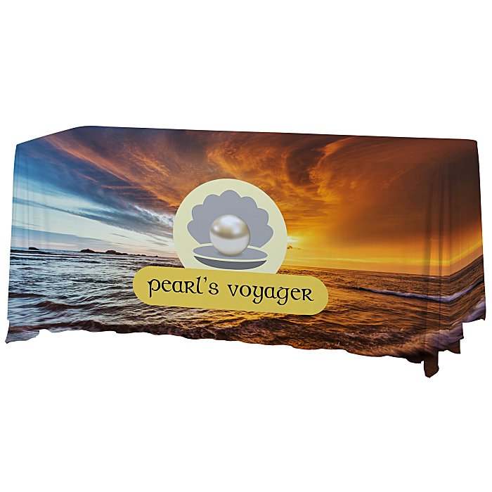 Custom Hemmed Premium Table Throw - 6 feet