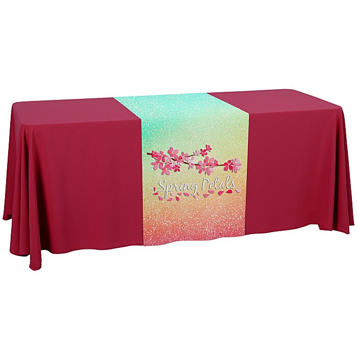 Custom Laser Edge Table Runner - 24 inches - Full Colour
