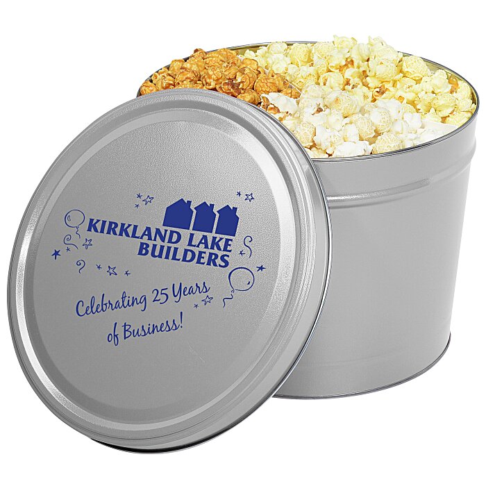 Custom Trio Popcorn Tin - 2-Gallon