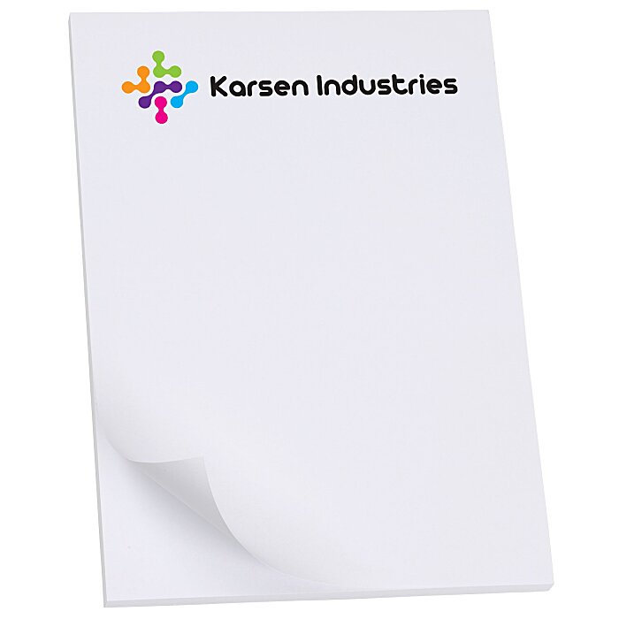 Custom TaskRight Sticky Pad - 6 inches x 4 inches - 50 Sheet