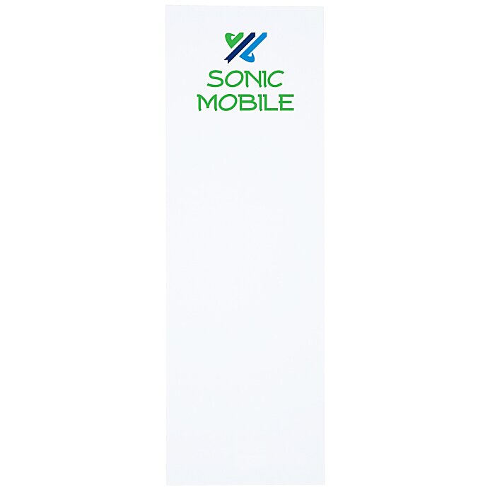 Custom TaskRight Sticky Pad - 8 inches x 3 inches - 50 Sheet